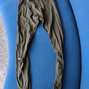 Lulu lemon yoga cycling tights dark green